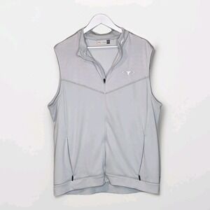 KJUS Vest Men's 2XL  Full Zip Performance Stretch Lightweight Jacket Golf 50 SPF